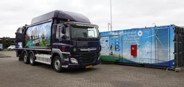 Hydrogen refuse truck from European REVIVE project starts operation in Breda using a Hydrogen Region 2.0 refuelling station