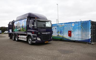 Hydrogen refuse truck from European REVIVE project starts operation in Breda using a Hydrogen Region 2.0 refuelling station