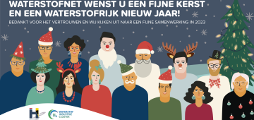 WaterstofNet wenst u een fijne kerst en een waterstofrijk 2023!