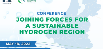 Save the date! Wednesday May 18th WaterstofNet organises the conference 'Joining forces for a sustainable hydrogen region'