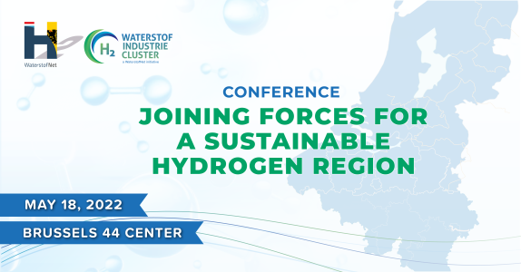 Save the date! Wednesday May 18th WaterstofNet organises the conference 'Joining forces for a sustainable hydrogen region'