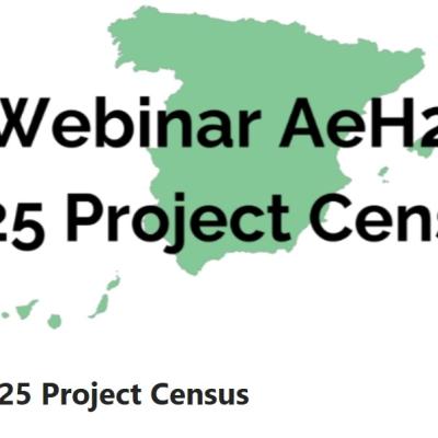 Webinar ‘AeH2 2025 Project Census’