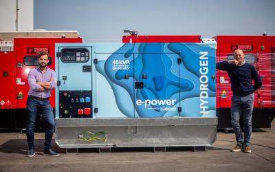 E-power en Ziero ontwikkelen waterstofgenerator