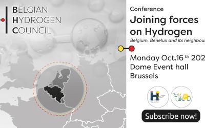 Register now! Conference 'Joining forces on hydrogen - Belgium, Benelux and its neighbours', Oct 16th 2023