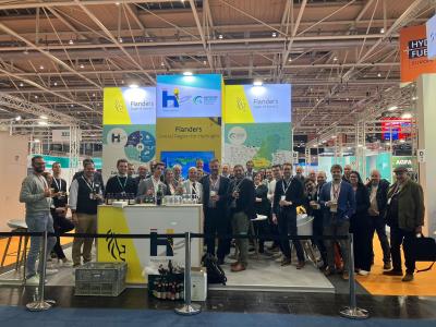 In collaboration with FIT, WaterstofNet promoted  the Flemish Hydrogen Industrie at Hannover Messe (April 22nd – 26th)!