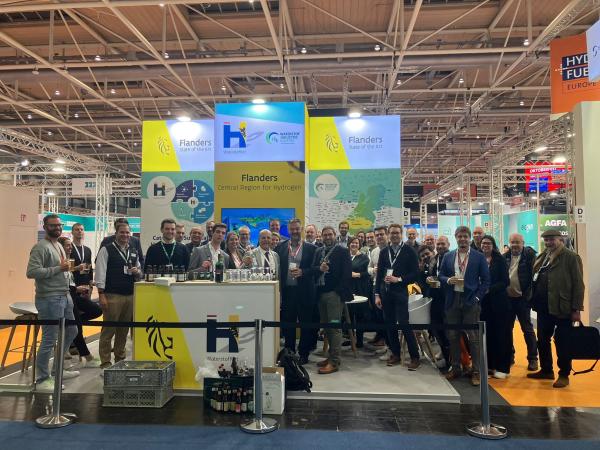 Lots of interest for WaterstofNet Booth ‘Hydrogen in Flanders’ at Hannover Messe