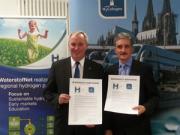 WaterstofNet en het Duitse HyCologne gaan samenwerken rond waterstof