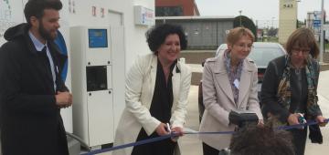 Minister van energie Annemie Turtelboom opent eerste Belgische publieke waterstoftankstation  