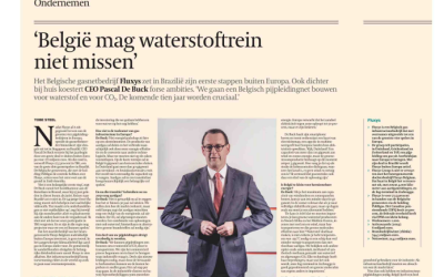 De waterstofambities van Fluxys